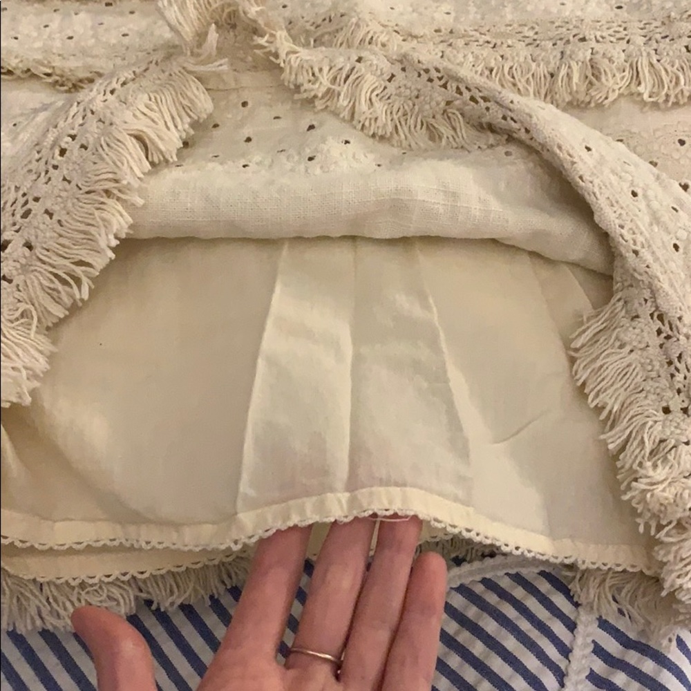 Anthropologie HD in Paris linen fringe skirt - Picture 9 of 9